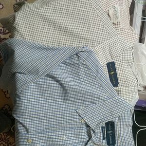 3 pack Polo Ralph Lauren and J Crew size L oxfords